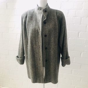 gorgeous Vintage herringbone coat M